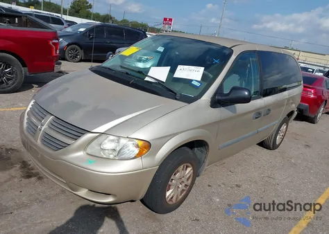 2006 Dodge Grand Caravan Se from USA, damaged, VIN 1D4GP24R46B505652